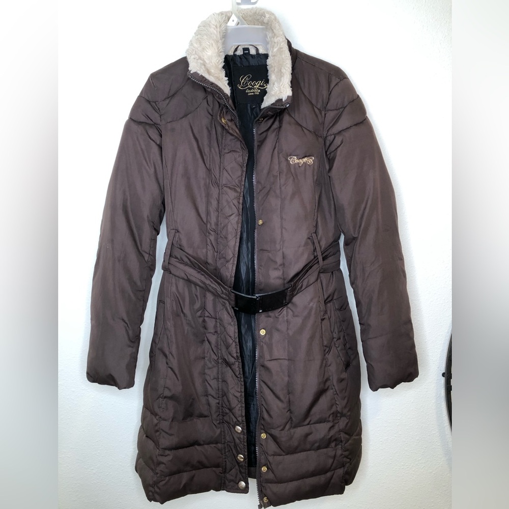COOGI Vintage Women’s Belted Coat—Medium (Please see photos)